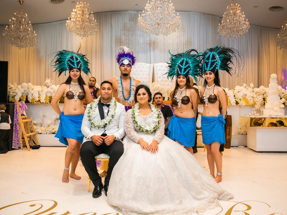 samoan wedding with traditional dress